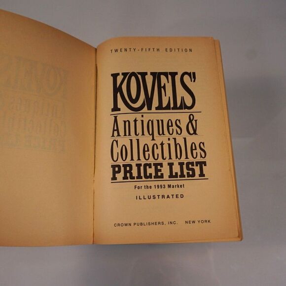 Vintage 1993 Kovels' Antiques and Collectibles Price List 25th Anniversary Ed - Picture 4 of 9